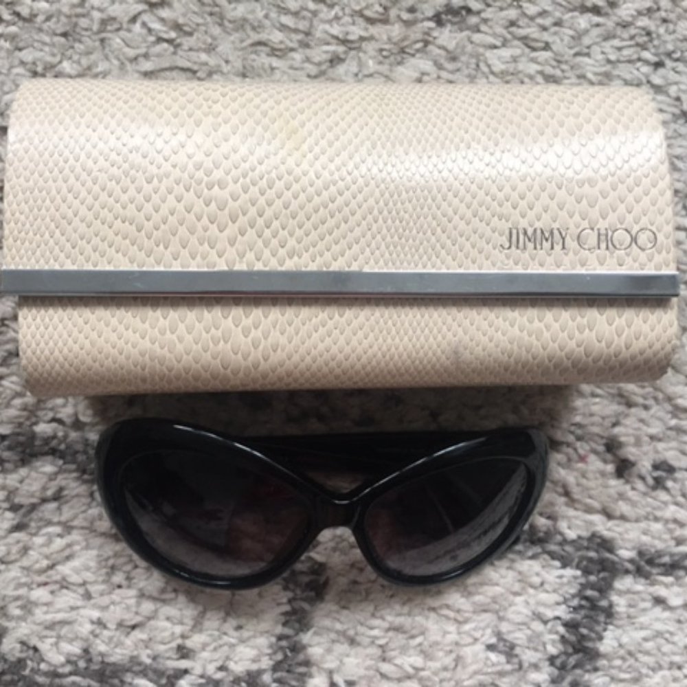 Jimmy Choo Black Valentina/s Sunglasses